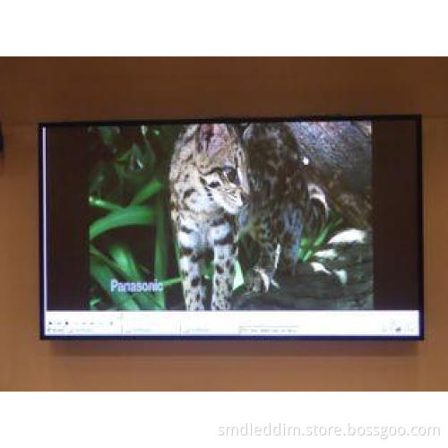 Energy saving P7.62 indoor LED screen boards iron cabinet f
